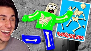 Baldi Broke 10 QUADRILLION BONES  Roblox Broken Bones [upl. by Enileve705]