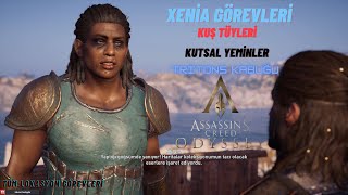 AC ODYSSEY  Kuş Tüyleri Görevi Ajaxın Altın Tüyü  Xenia Görevleri [upl. by Annoeik]