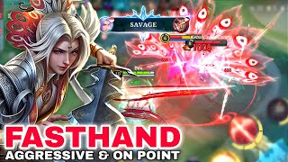 SAVAGE‼️LING FASTHAND SUPER AGGRESSIVE amp ON POINT  NEW SEASON 33  Ling Mobile Legends [upl. by Weisman]