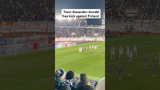 Trent AlexanderArnold stunning free kick Goal against Finland England vs Finland highlights [upl. by Colvin]