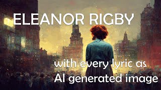 Eleanor Rigby  AI illustrating every lyric [upl. by Yllor]