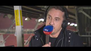 Gary Neville I could end up being wrong but I still have Arsenal winning the title [upl. by Linis]