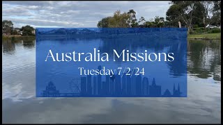 Australia Missions 2024 VLOG 2 [upl. by Alleira848]