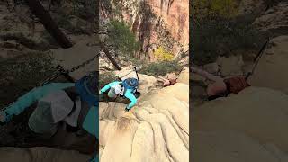 Dare devils on angels landing  Zion national park [upl. by Eahsal255]