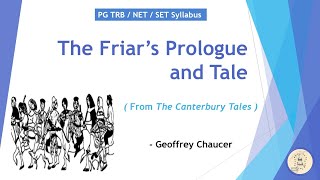 The Friars Prologue and Tale  The Canterbury Tales  Chaucer  PG TRB  NET  SET  in Tamil [upl. by Cello]