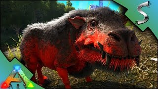 RANDOMLY MUTATED DAEODON DAEODON BREEDING amp HELLPIG IN A CAVE  Ark Survival Evolved S3E98 [upl. by Aremus]