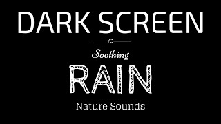 Night HEAVY Rain and PURE Thunder  TRY LISTENING for 1 minutes  Study  Dark screen rain sounds [upl. by Noiramaj]