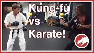 KUNGFU vs KARATE Real sparring [upl. by Aubin]