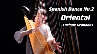 Spanish Dance No2 Oriental for Harp 西班牙舞曲2号东方舞曲 竖琴 古典吉他 [upl. by Renferd]