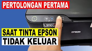 CARA SIMPLE Memperbaiki Tinta Warna Tinta Hitam Tidak Keluar pada Epson L3110 L3210 L3250 Dll [upl. by Nivar]