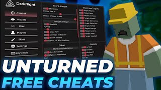 New Unturned cheat amd mod menu  Best hack for Unturned  Download 2024 [upl. by Adnorahs]