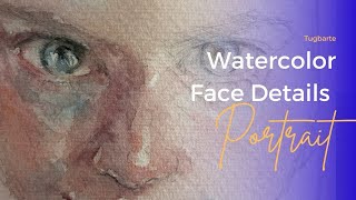 Watercolor Portrait Processing [upl. by Aleehs]