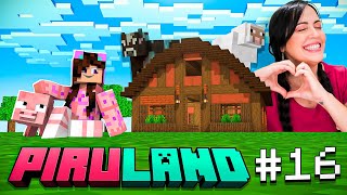 CONSTRUIMOS UNA Ã‰PICA GRANJA DE ANIMALES en Piruland ğŸ˜± MINECRAFT ğŸ”¥ Piruland 16 ğŸ”¥ Sandra Cires Play [upl. by Harty241]