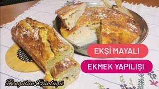 Taş Fırında Ekmek Nasıl Yapılır  Nohut Mayası Nasıl Yapılır Cevizli Ekmek Ekşi Mayalı Ekmek [upl. by Reffotsirhc]