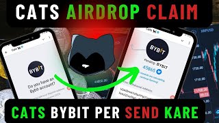 How to connect Cats Bybit Walletcats Airdrop deposit on Bybit AddressCats withdrawal in Bybit [upl. by Alien]