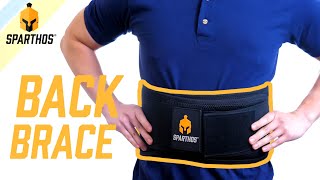 How to Use Sparthos Back Brace  Support Compression and Stability for Your Back [upl. by Anerak]