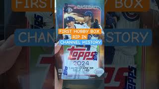 TOPPS UPDATE SERIES HOBBY BOX RIP ANNOUNCEMENT [upl. by Anotal]