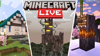 EVERY New Minecraft 122 FEATURE The Creaking Pale Gardens amp HARDCORE Minecraft Live 2024 [upl. by Jenelle153]