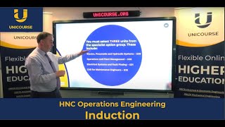 HNC Operations Engineering Induction  UniCourse [upl. by Berners]