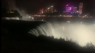 Niagara Falls night view [upl. by Zeuqirdor]