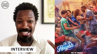 In the Heights  Corey Hawkins talks LinManuel Mirandas huge summer movie [upl. by Laine]