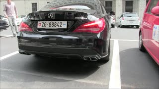 Mercedes CLA 45 AMG Rev Sound and Details [upl. by Ricarda920]