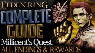 Elden Ring Full Millicent Questline Complete Guide  All Choices Endings and Rewards Explained [upl. by Lashoh57]