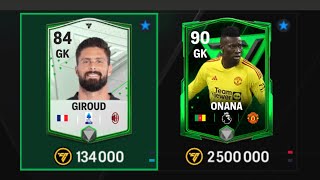 GIROUD VS GOALKEEPERS FC Mobile CARDS [upl. by Yboj74]