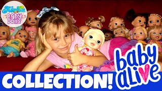 👚👕 Changing 30 Baby Alive Dolls With Skye amp Caden 👦🏼👧🏼 OUR BABY ALIVE DOLL COLLECTION 💖 [upl. by Loeb177]