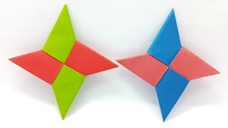 Origami Ninja Star  How To Make A Paper Ninja Star Easy  Simple Instruction For Kids [upl. by Boatwright479]