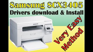 How to download and install Samsung SCX 3405 drivers in Windows Operating System [upl. by Ahouh]