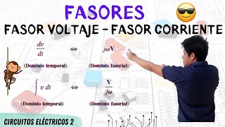 FASORES en CIRCUITOS RLC ➤ FASOR VOLTAJE y FASOR CORRIENTE ⚡ DERIVADAS e INTEGRALES MUY FACIL 😎 [upl. by Bunder]