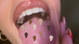 ASMR Eating your ears for 10 minutes super upclose intense mouth sounds🍴 [upl. by Ducan411]