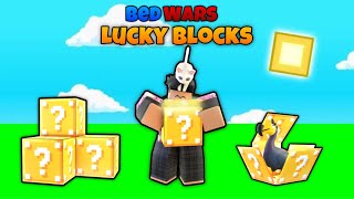 Lucky blocks Bedwars 🌟 [upl. by Gerald]