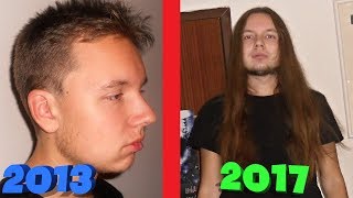 Hair Growth  4 years  Man with Long Hair Ep09 [upl. by Becca163]