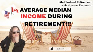 Average MEDIAN Income of a RETIREE [upl. by Olson]