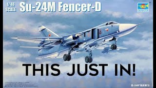 Unboxing the Beast Trumpeter Su24M Model Kit and Extras [upl. by Aicilyt]