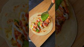 Paneer WrapRoll shortvideo viralvideo paneer wrap vegroll cookingvlog cooking [upl. by Guendolen]