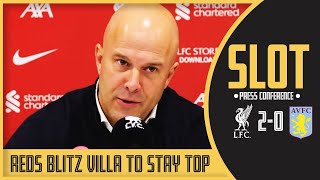 “Liverpool should not need City motivation” Slot on Reds Villa win [upl. by Euridice]