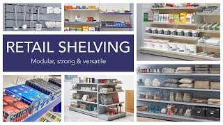 Retail Shelving Wall and Gondola Units [upl. by Knowling]