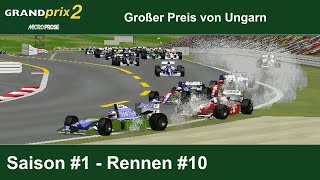 Lets Play Grand Prix 2 10 Deutsch HD  Großer Preis von Ungarn [upl. by Sirrot]