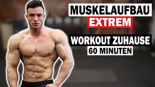 60 Minuten Ganzkörper Workout für Zuhause ohne Geräte [upl. by Emorej]