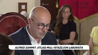 Alfred Zammit jitlaq millistazzjon Laburista [upl. by Leahcimdivad]