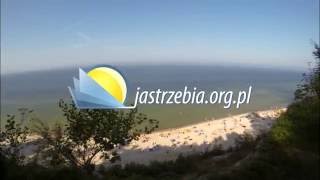 Jastrzębia Góra plaża we wrześniu [upl. by Anwadal570]