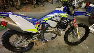 2022 sherco SEF 300 FACTORY 4stroke review PT1 1 hour ride and firstimpressions  dirtbikes [upl. by Thurstan5]