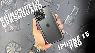 Rhinoshield Crashguard Case for The iPhone 15 Pro Unboxing amp Review  New Design Is It Any Good [upl. by Gusta]