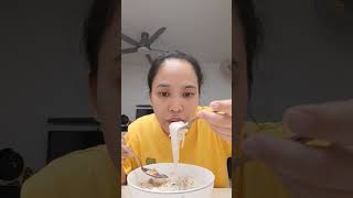 White Bihon Soup Chinese Foodasmr satisfying trending short food [upl. by Giusto]