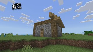 Building The House  Minecraft Lets Play Episode 2 [upl. by Htebyram]