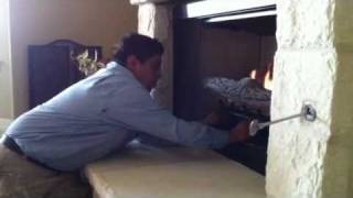 HOW START GAS FIREPLACE [upl. by Siram]