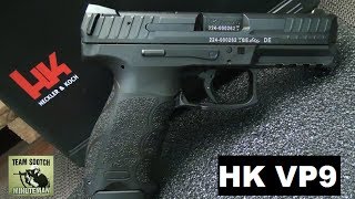 HK VP9 Striker Fired Pistol Review [upl. by Nnylirret897]